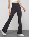 One-Size Flared Yoga Pants - Graphite Grey