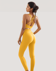 Cross Back Set With Hooks - Mustard Yellow