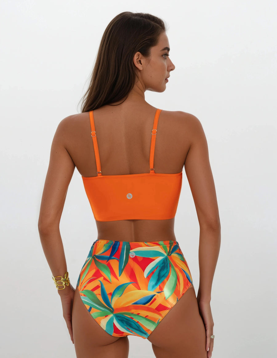 Bikini With Bow - Orange
