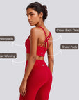 Cross Back Set - Red