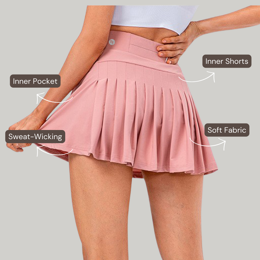 Tennis/ Activewear Skirt - Peach Pink