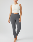 Embrace High Rise V-Waist Leggings - Grey