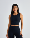 Ribbed Comfort Top - Black