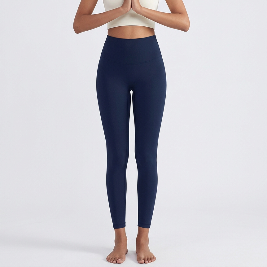 High-Rise Soft Leggings - Dark Blue