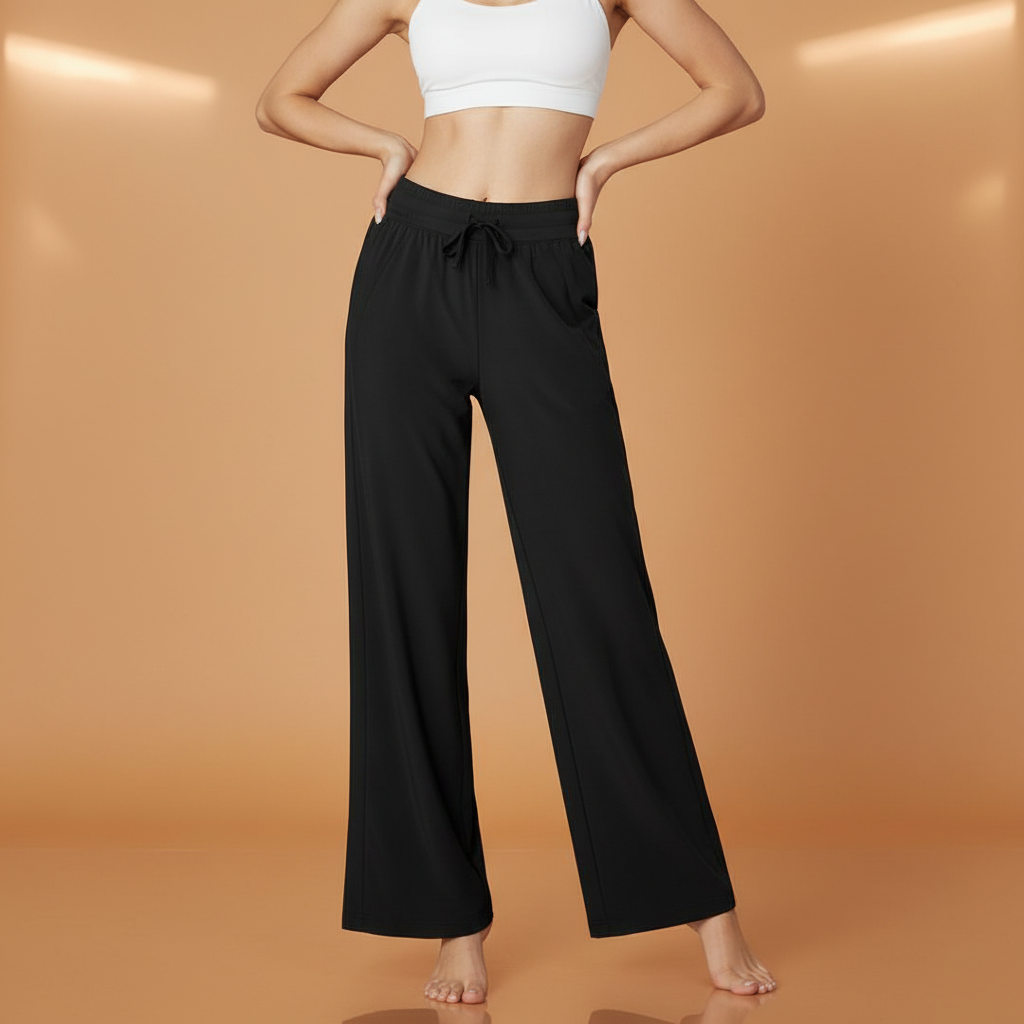 Essential Wide Legged Yoga Pant - Black