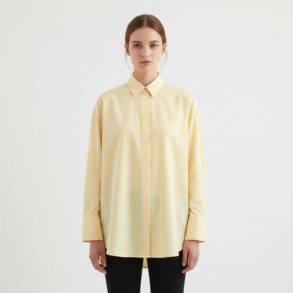 Long Sleeved Shirt - Yellow Stripes