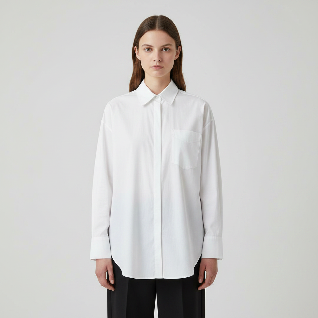 Long Sleeved Shirt - White