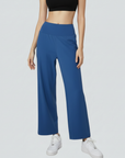 Wide Legged Yoga Pants - Blue