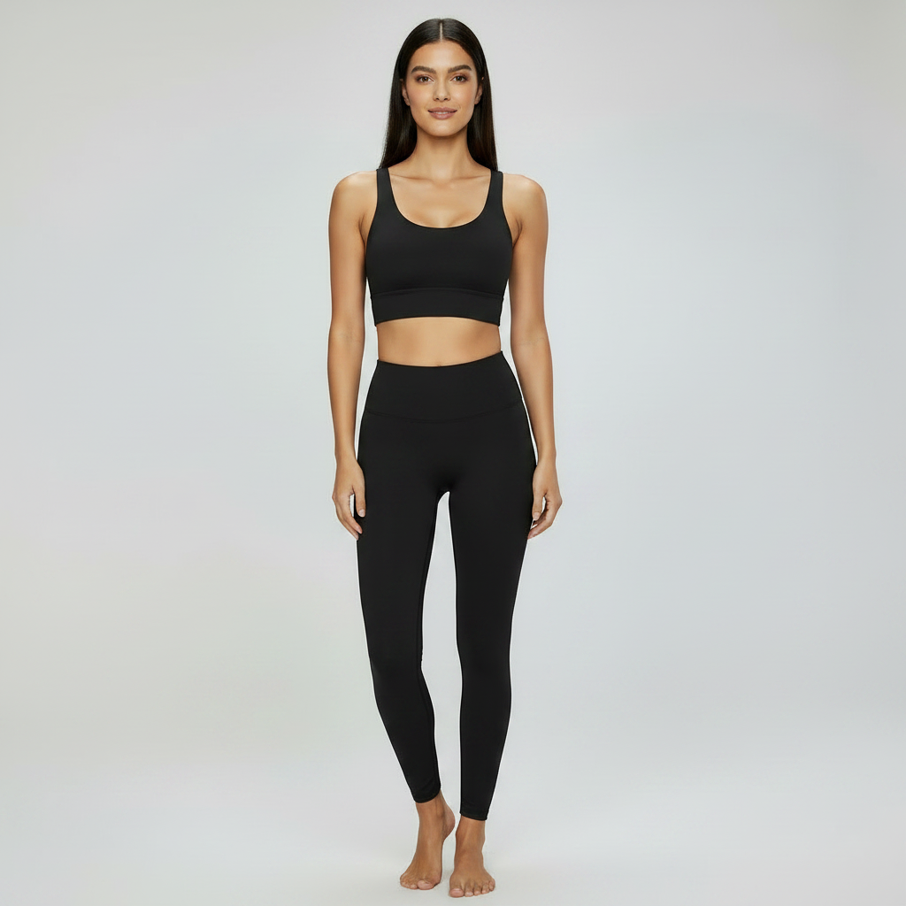 Cross Back Set - Black