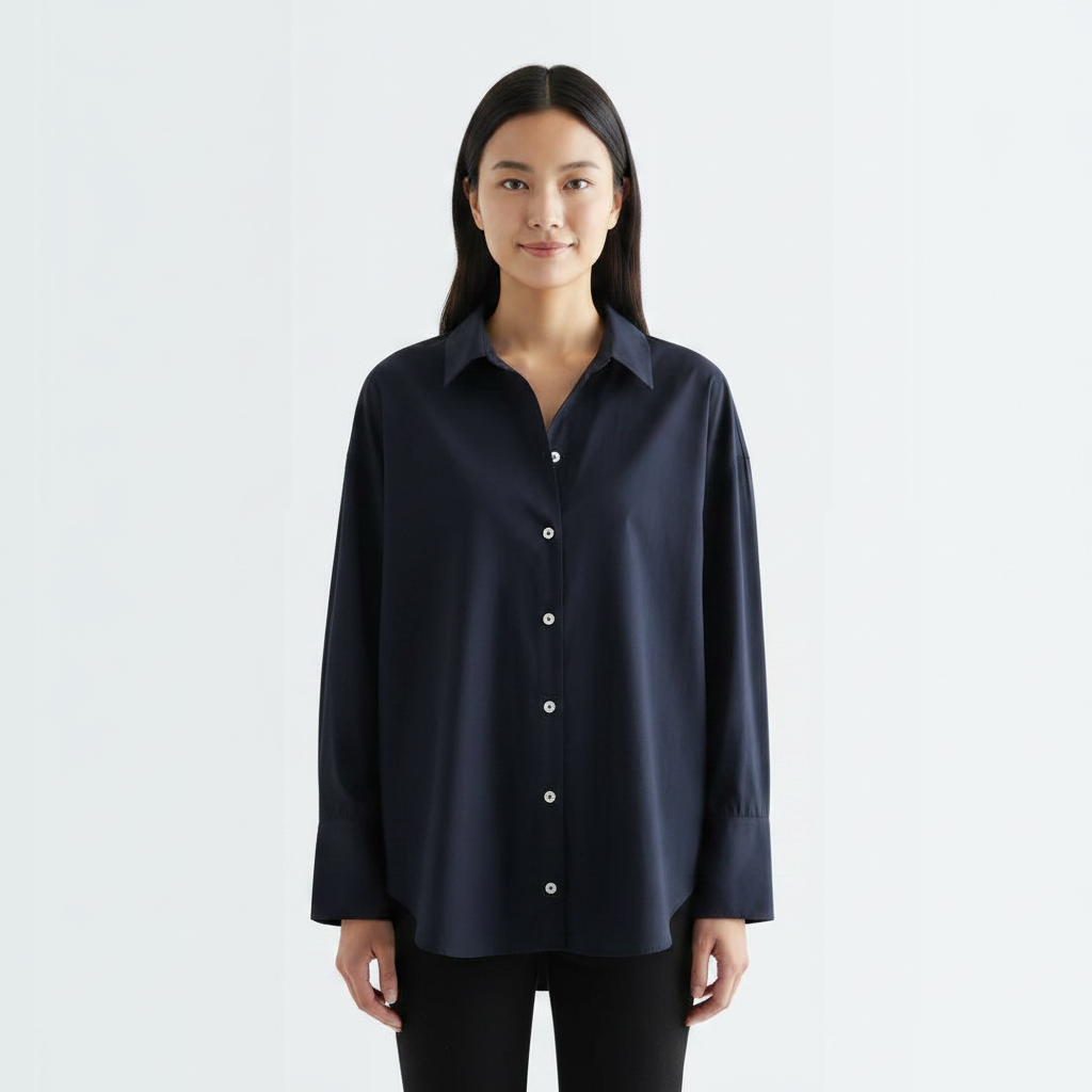 Long Sleeve Shirt - Dark Blue