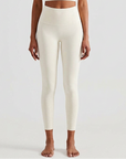 High-Rise Comfort Leggings - Ivory White