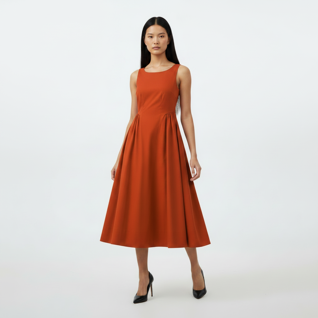 Essential Dress - Shade Of Red