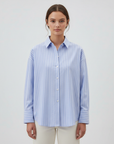 Long Sleeve Shirt - Blue Stripes