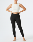 Embrace High Rise V-Waist Leggings - Black