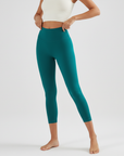 Ankle Length Leggings - Deep Green