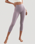 Ankle Length Leggings - Hint Of Purple