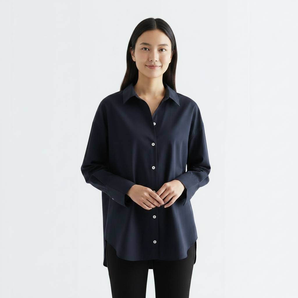 Long Sleeve Shirt - Dark Blue