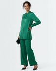 Glossy Cord Set - Green