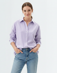 Long Sleeves Shirt - Purple Stripes