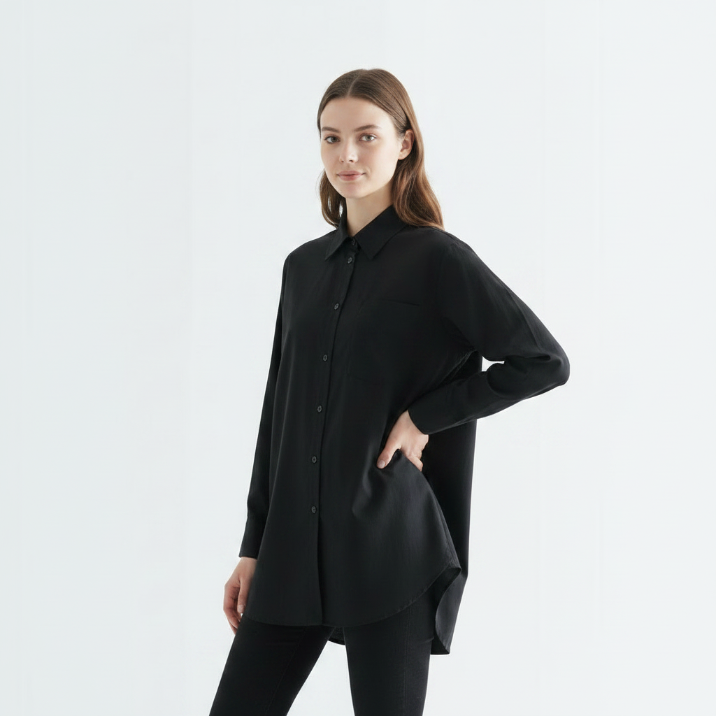 Long Sleeved Shirt - Black