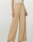 High Waist Pants - Khaki