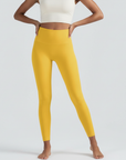 High-Rise Leggings - Mustard Yellow