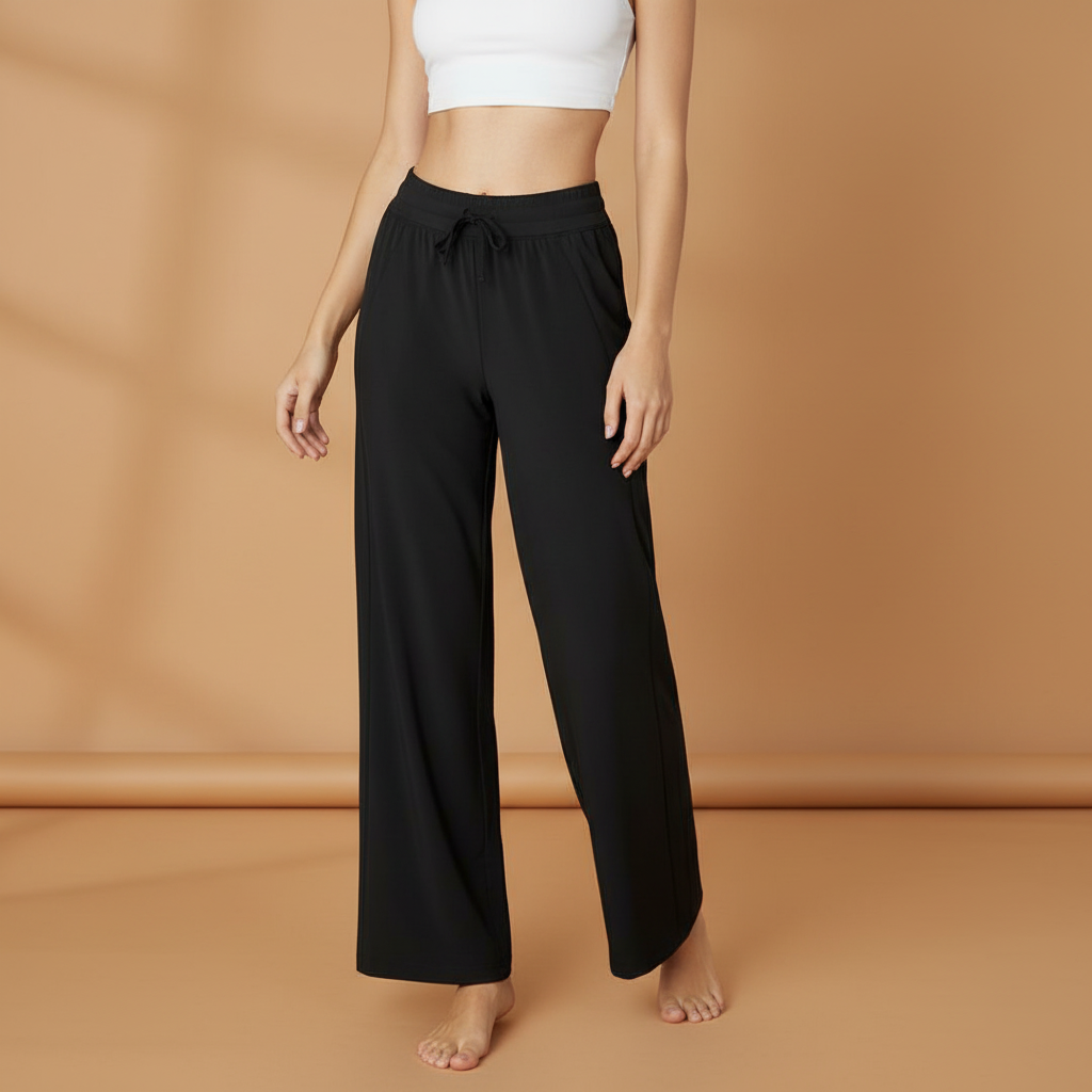 Essential Wide Legged Yoga Pant - Black