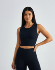 Ribbed Comfort Top - Black
