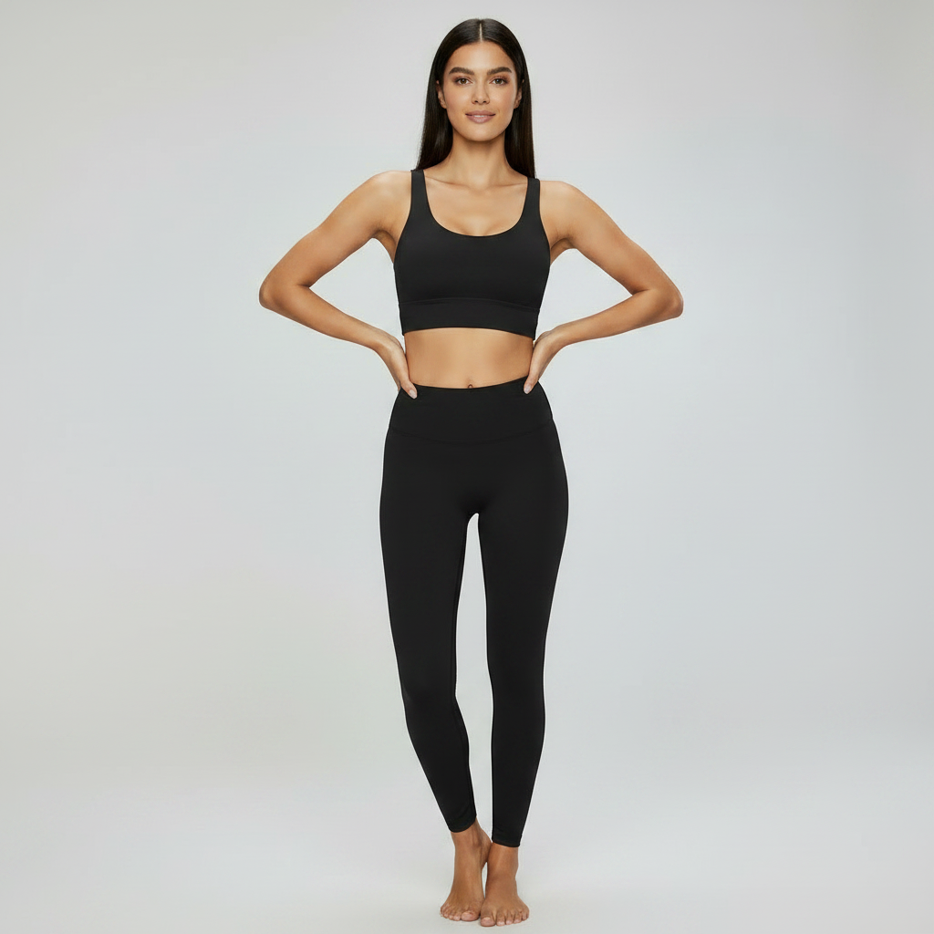 Cross Back Set - Black