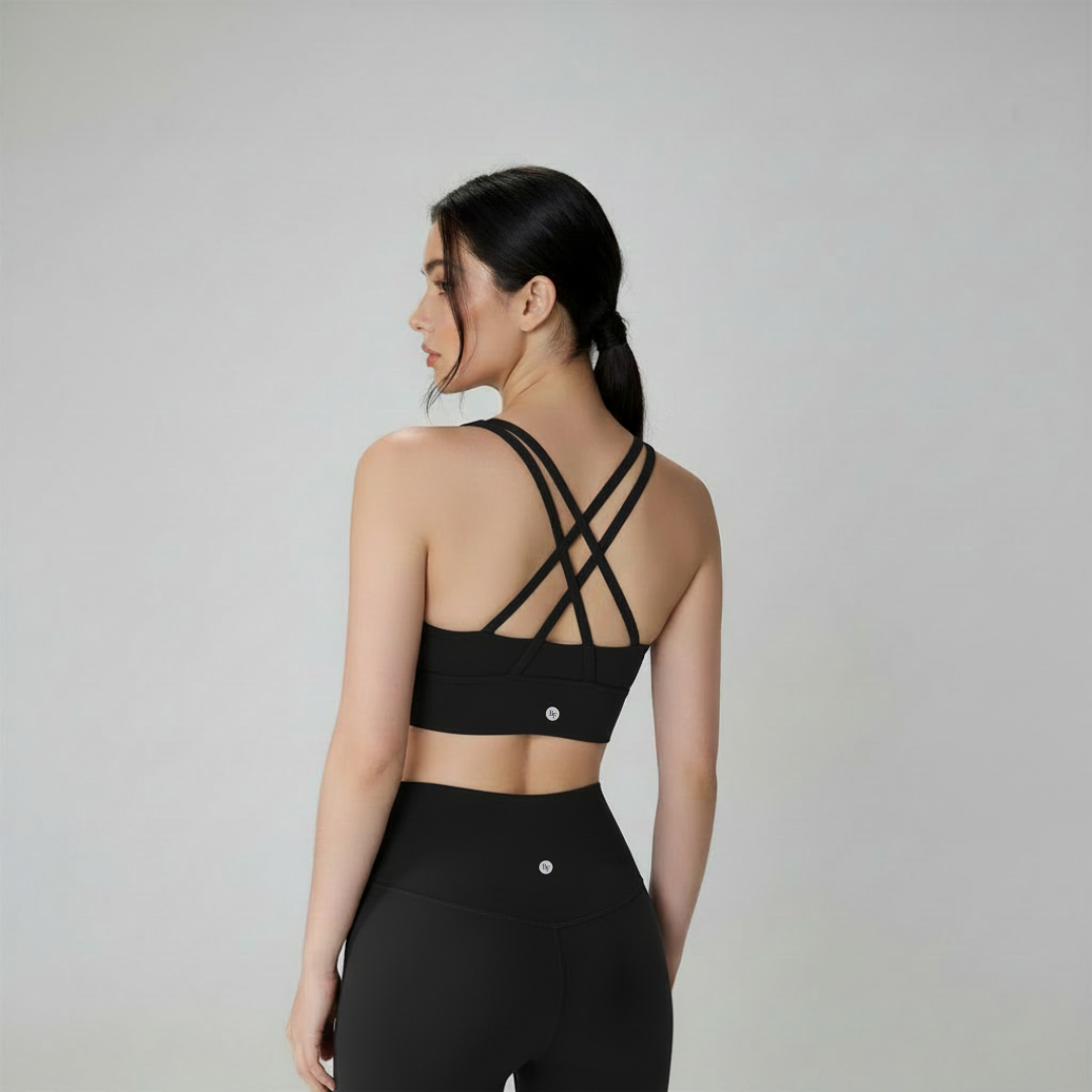Cross Back Set - Black