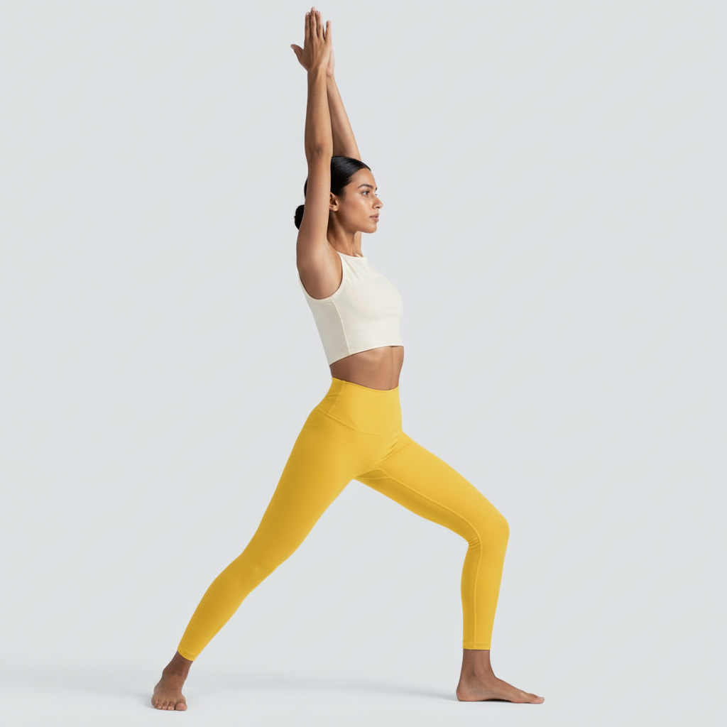 High-Rise Leggings - Mustard Yellow