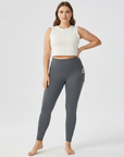 Embrace High Rise Side Pocket Leggings - Grey