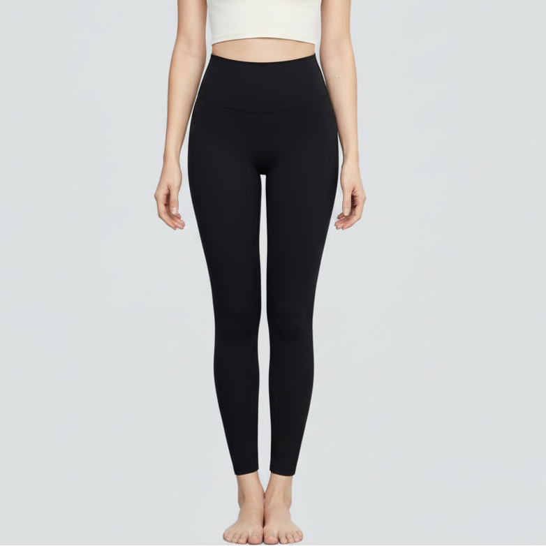 One-Size-Fits-All Leggings - Black