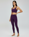 Cross Back Set - Dark Purple
