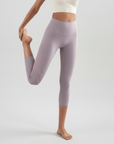 Ankle Length Leggings - Hint Of Purple