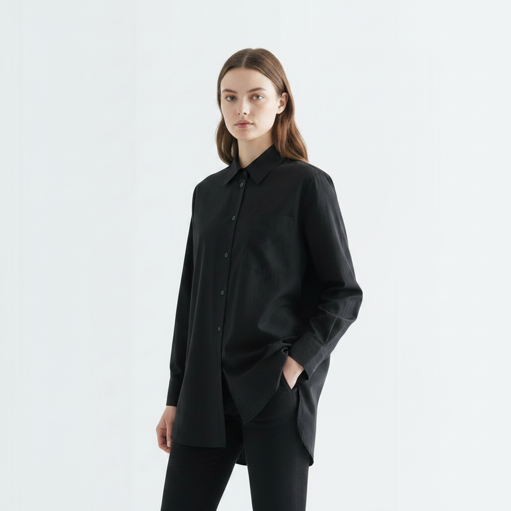 Long Sleeved Shirt - Black
