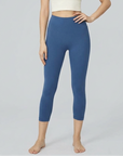Ankle Length Comfort Leggings - Blue