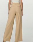 High Waist Pants - Khaki