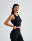 Ribbed Comfort Top - Black