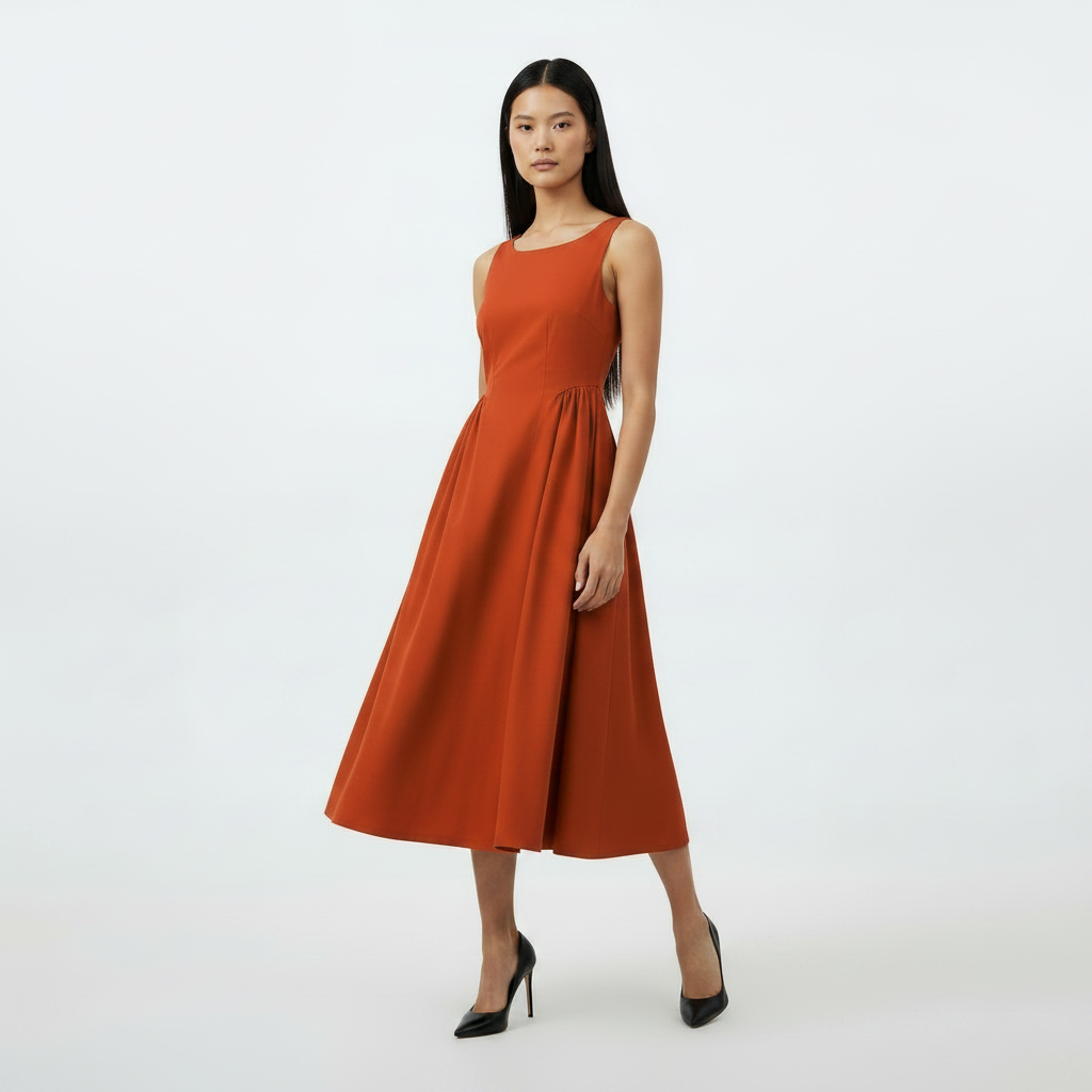 Essential Dress - Shade Of Red