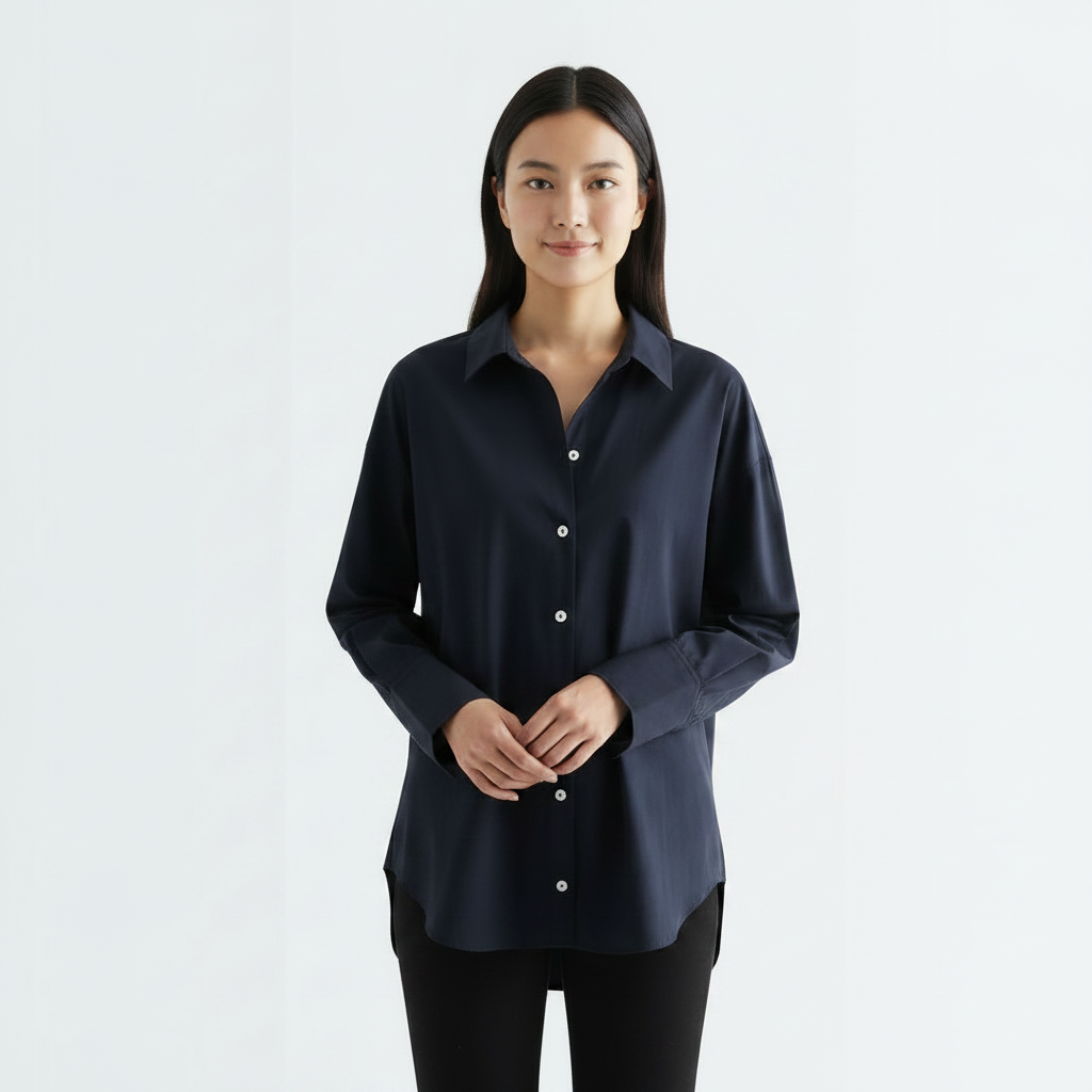 Long Sleeve Shirt - Dark Blue