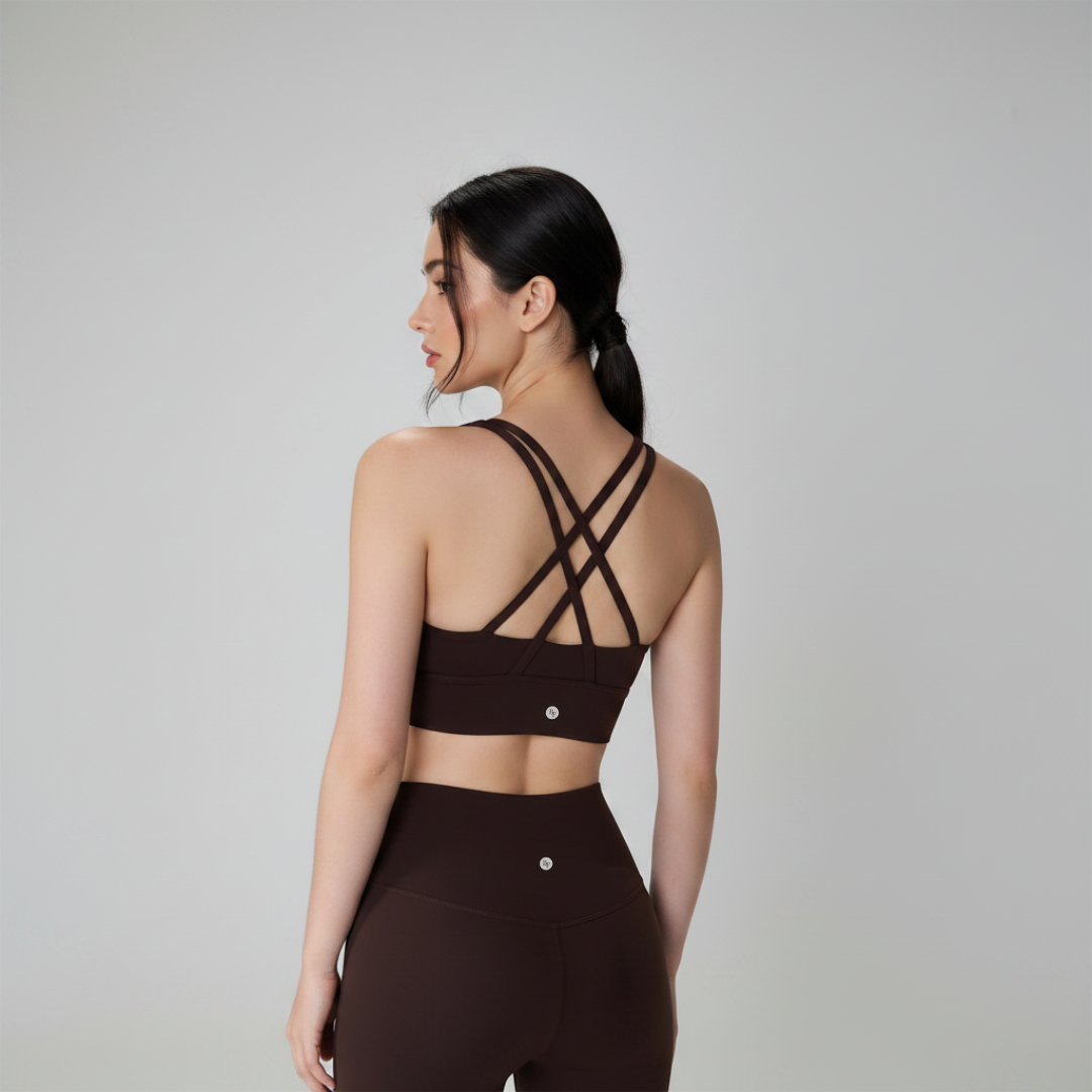 Cross Back Set - Brown