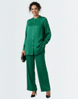 Glossy Cord Set - Green