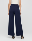 High Waist Pants - Dark Blue