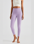 High-Rise Essential Leggings - Lilac Purple