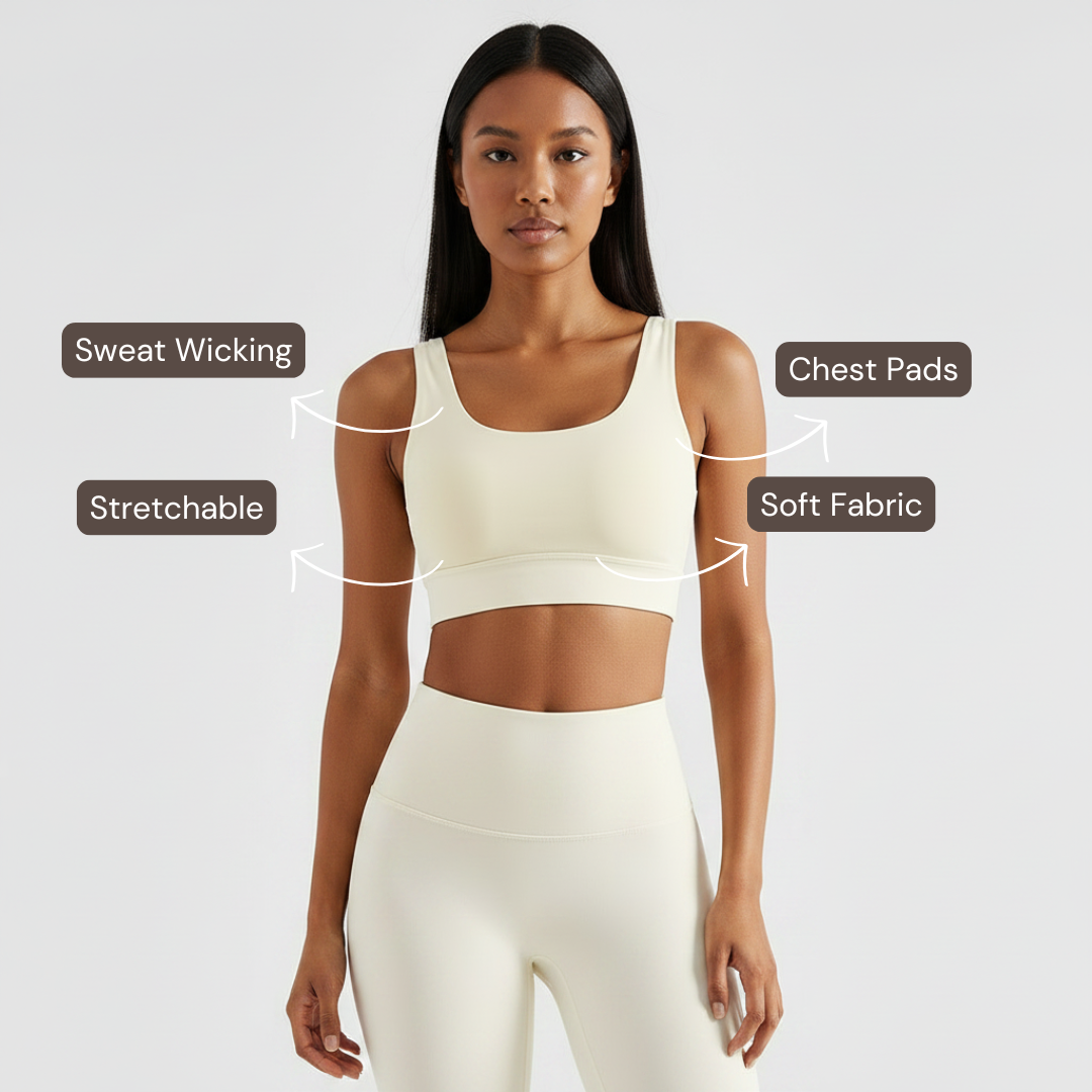 Cross Back Set - Ivory White