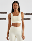 Cross Back Set - Ivory White