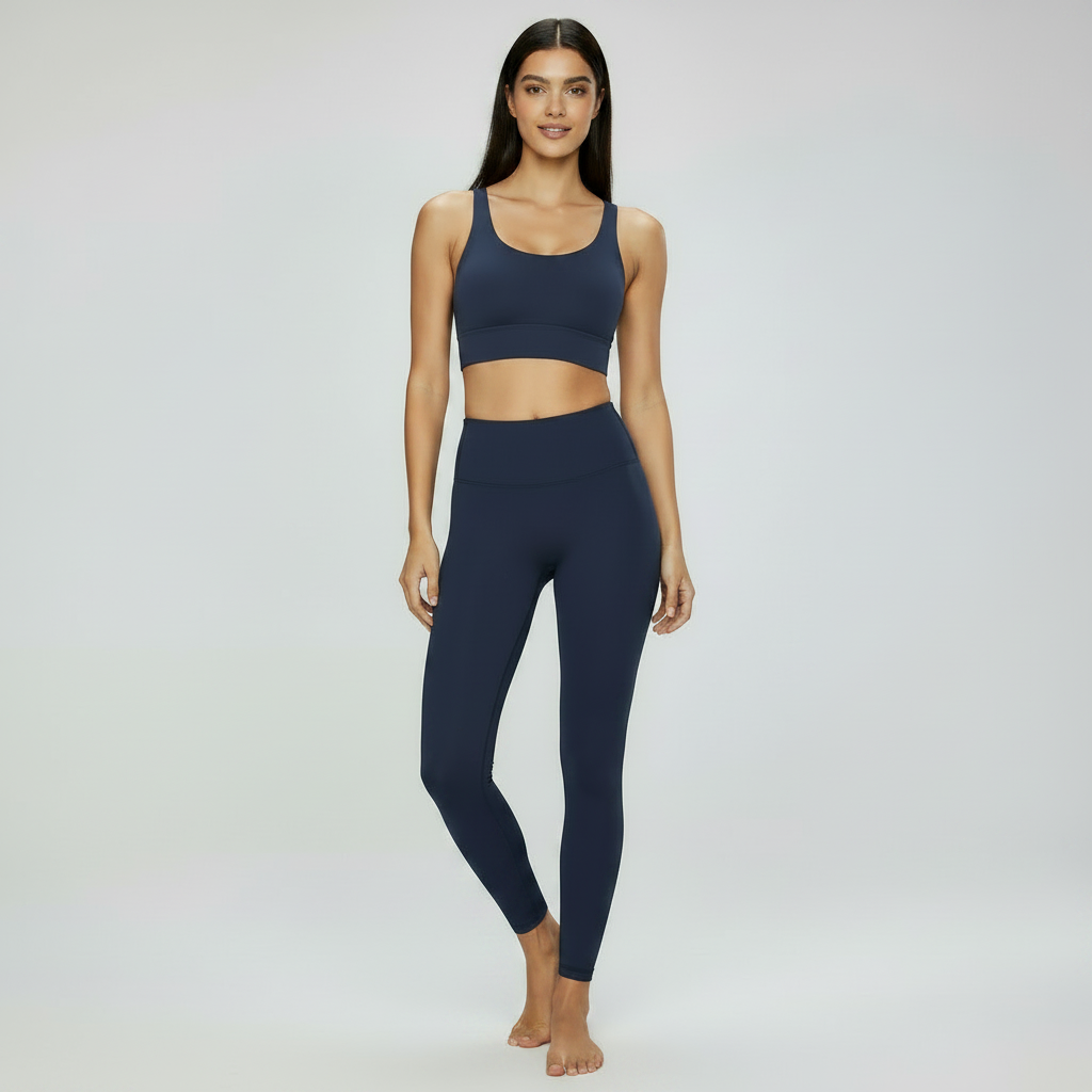 Cross Back Set - Dark Blue