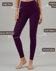 Cross Back Set - Dark Purple