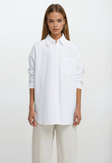 Long Sleeved Shirt - White